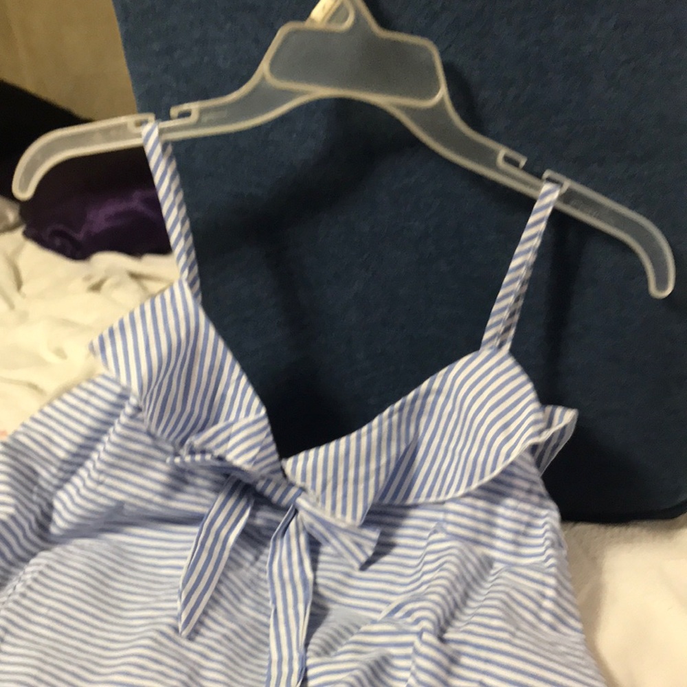 Size 3x pinstriped dress sleeveless never worn